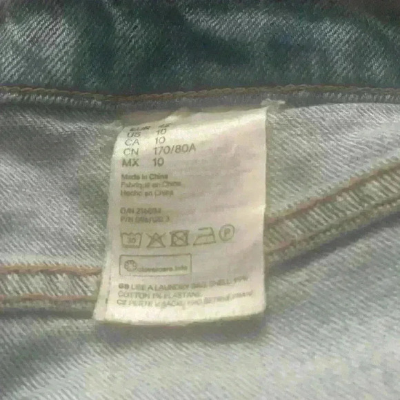 H&M distress jeans no stretch high waisted size 10 - Picture 5 of 5